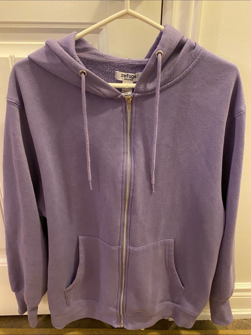 Lavender Purple Full-Zip Hoodie